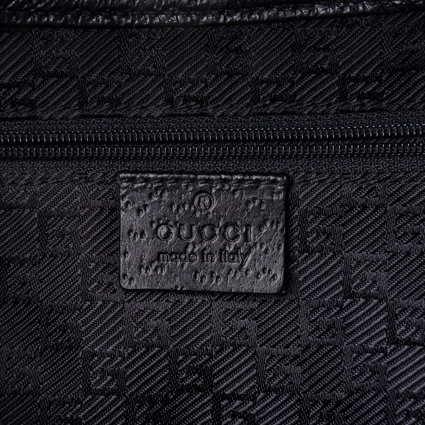 Canvas Calfskin Bamboo Handle Jackie O Hobo Black