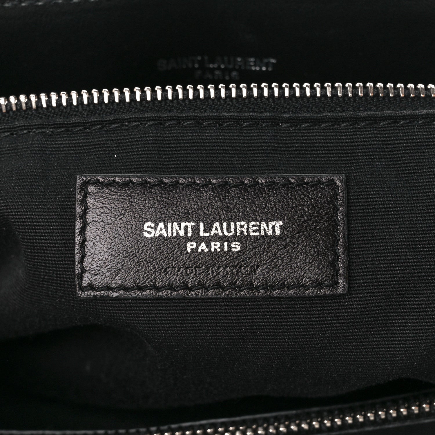Saint Laurent Calfskin Y Quilted Monogram Large Loulou Chain Satchel Black 7 of 11