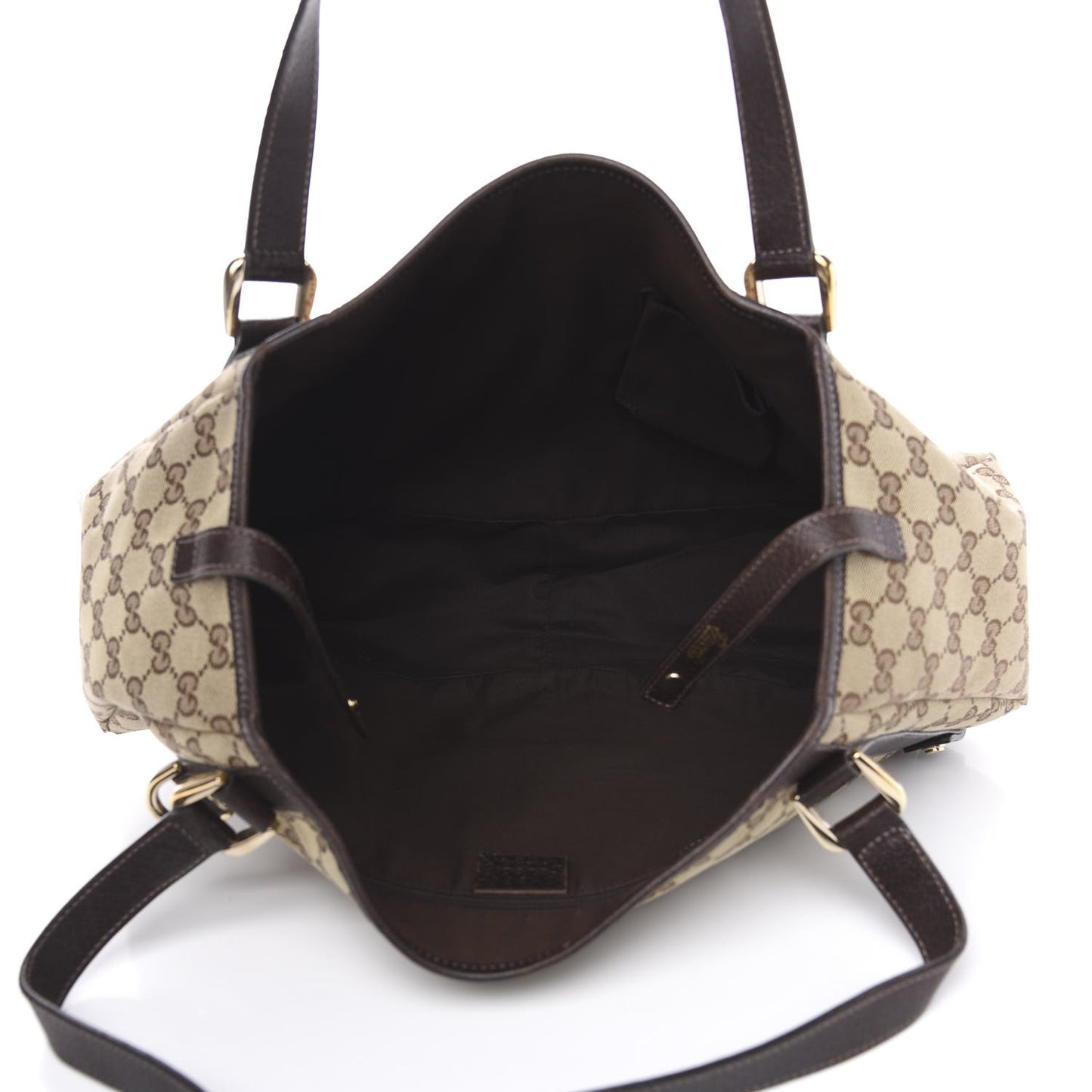 Monogram Medium Abbey Shoulder Bag Dark Brown