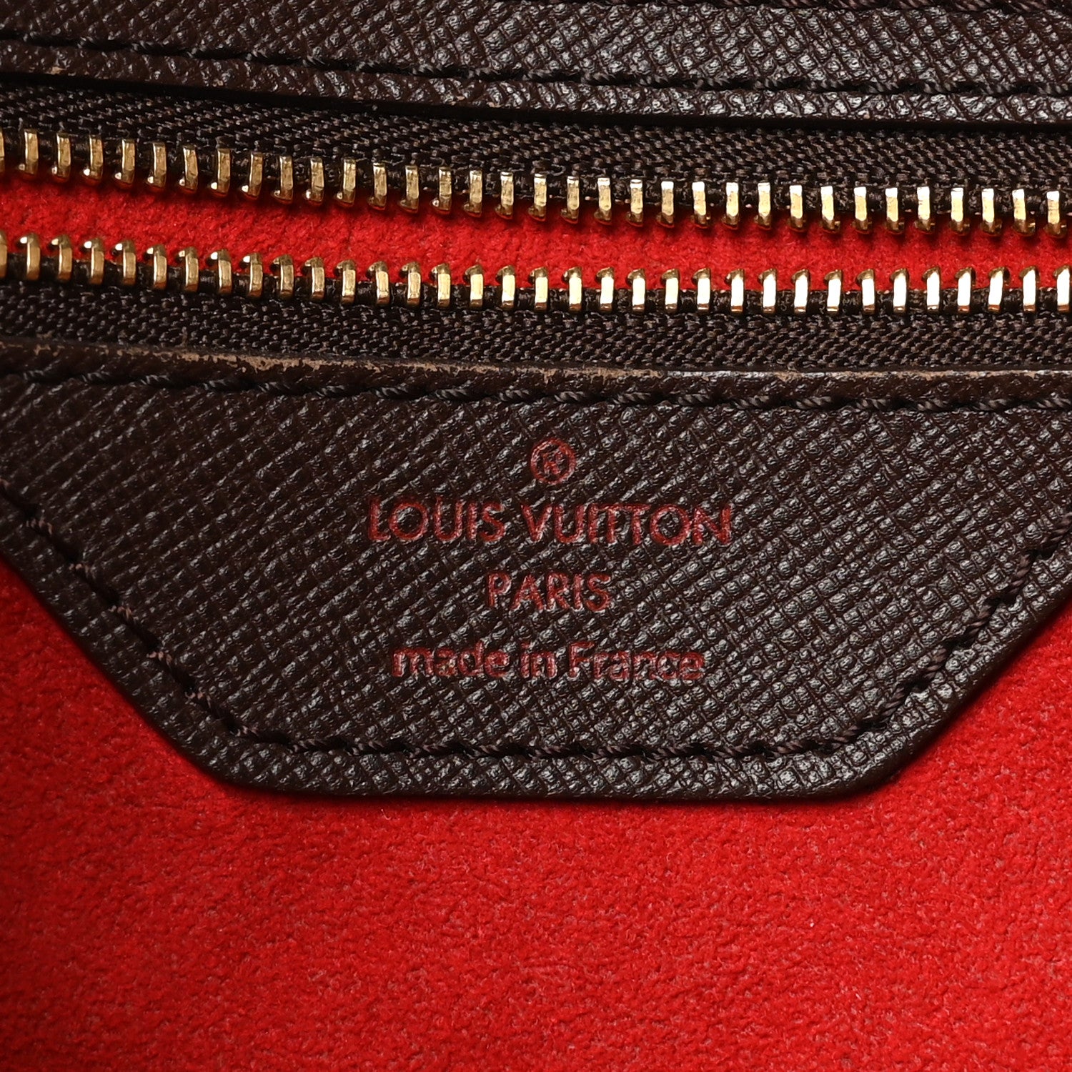 Louis Vuitton Damier Ebene Marais Bucket 23 6 of 9
