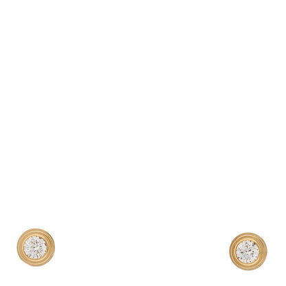 Cartier 18K Yellow Gold Diamond XS D'Amour Earrings 1 of 5