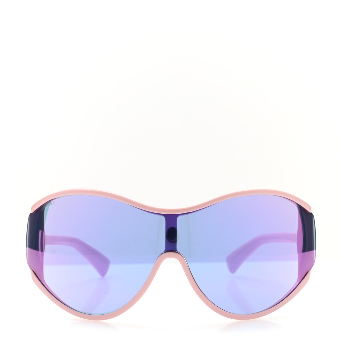 Acetate Mirror Shield Sunglasses 71475 Pink