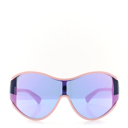 Chanel Acetate Mirror Shield Sunglasses 71475 Pink 2 of 7