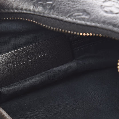 Alexander McQueen Calfskin Skull Embossed De Manta Clutch Black 7 of 11