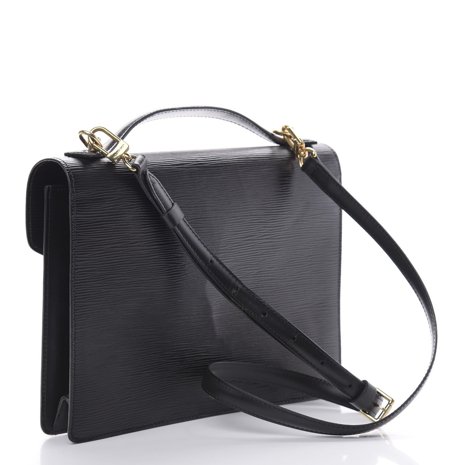 Louis Vuitton Epi Monceau Black 3 of 11