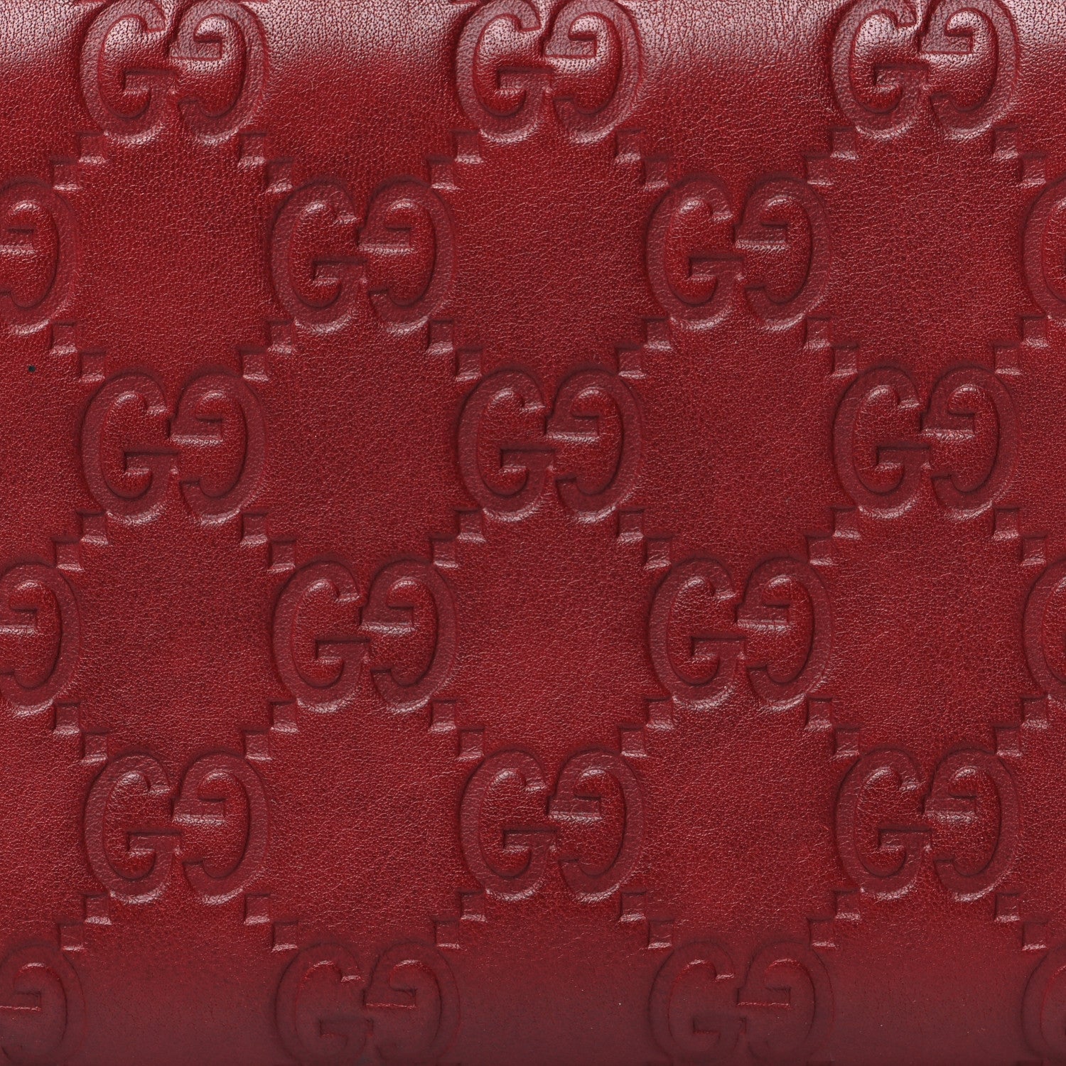 Gucci Guccissima GG Pierce Zip Around Wallet Red 8 of 10