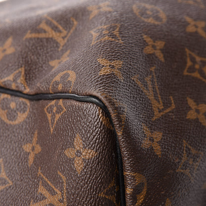 Louis Vuitton Monogram Macassar Keepall Bandouliere 55 9 of 22
