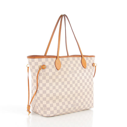 Louis Vuitton Damier Azur Neverfull MM 3 of 8