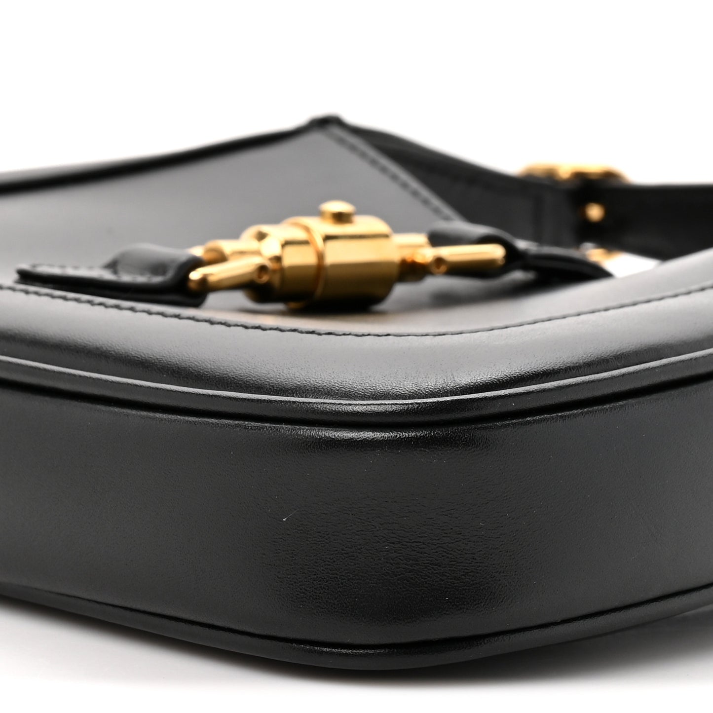Boarded Dyana Lux Calfskin Mini Jackie 1961 Hobo Black