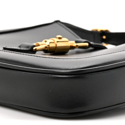 Gucci Boarded Dyana Lux Calfskin Mini Jackie 1961 Hobo Black 9 of 10