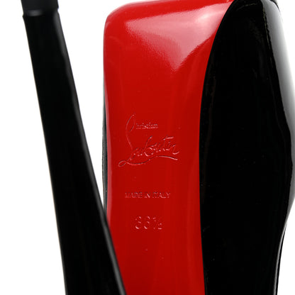 Christian Louboutin Patent Calfskin Lady Daf 160 Pumps 36.5 Black 7 of 8