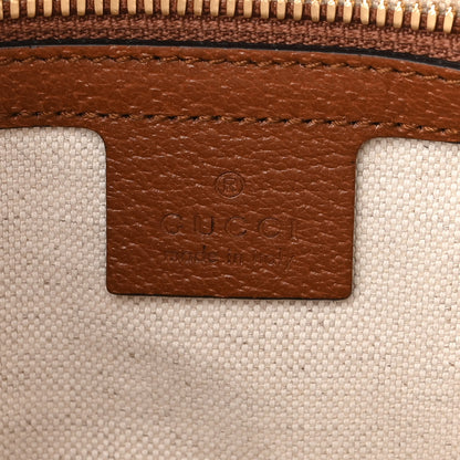 Gucci Calfskin Jacquard Souvenir Belt Bag Black Tan 6 of 9