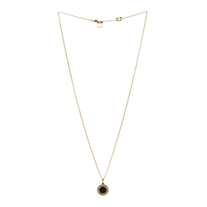 Bulgari 18K Yellow Gold Black Onyx BVLGARI BVLGARI Pendant Necklace 3 of 6