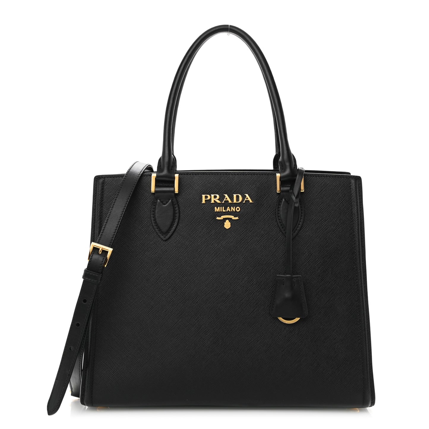 Saffiano Lux Tote Black