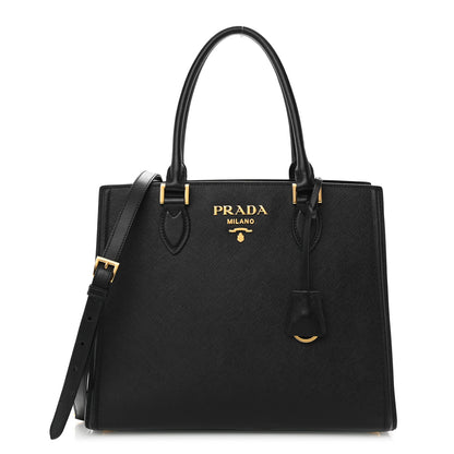 Prada Saffiano Lux Tote Black 1 of 11