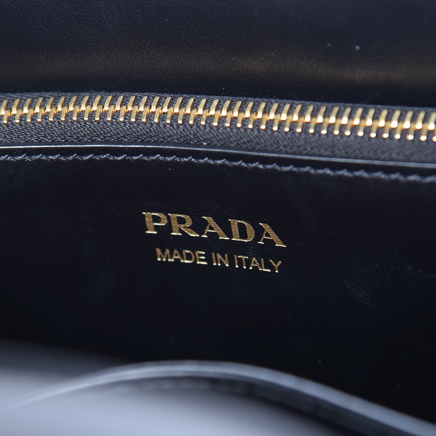 Prada Saffiano Cuir Calfskin Small Monochrome Top Handle Tote Black 6 of 9