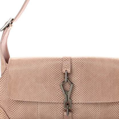 Gucci Snakeskin Jackie O Hobo Pink 8 of 15