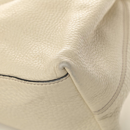 Gucci Pebbled Calfskin Medium Soho Chain Shoulder Bag Off White 10 of 19