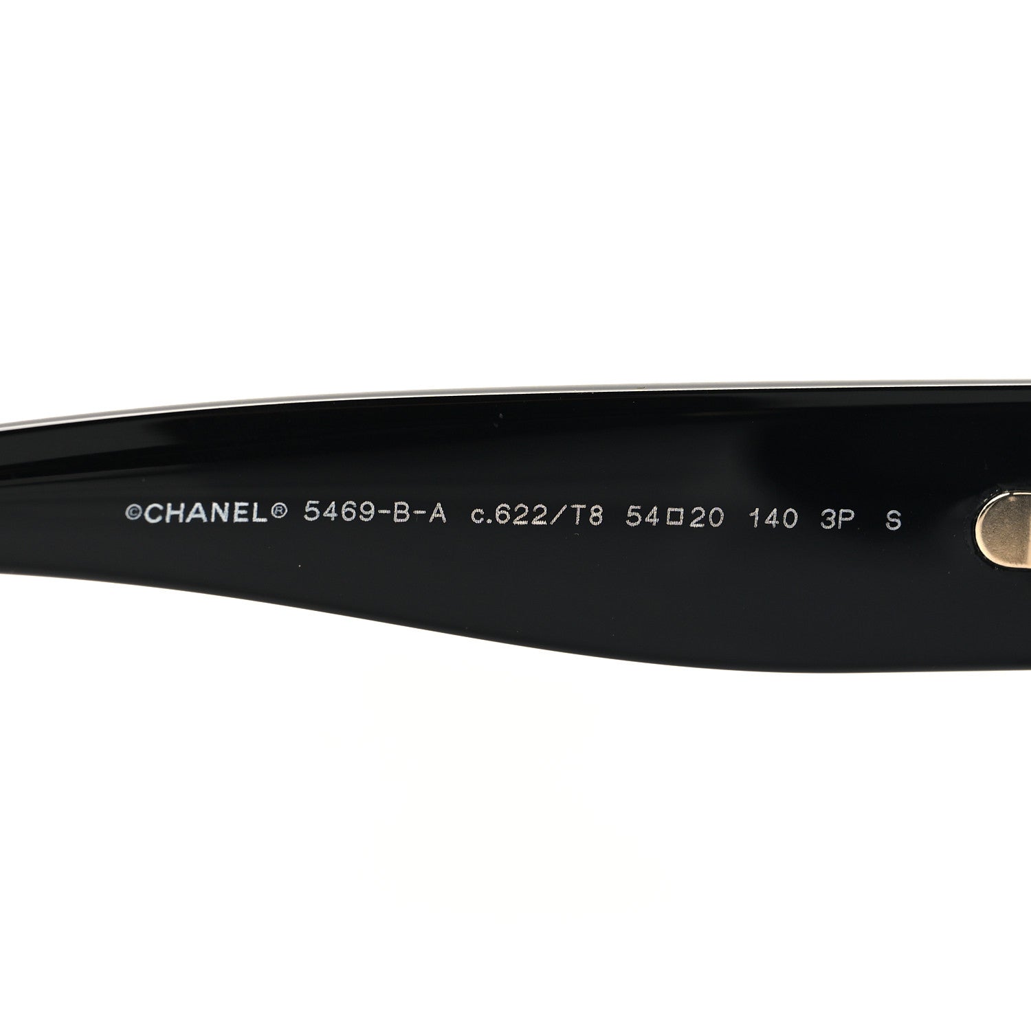Chanel Acetate Polarized Oval CC Sunglasses 5469-B-A 5 of 8