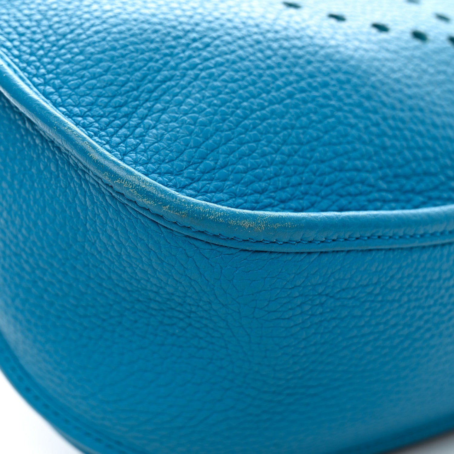 Hermes Taurillon Clemence Evelyne III GM Bleu Frida 11 of 14