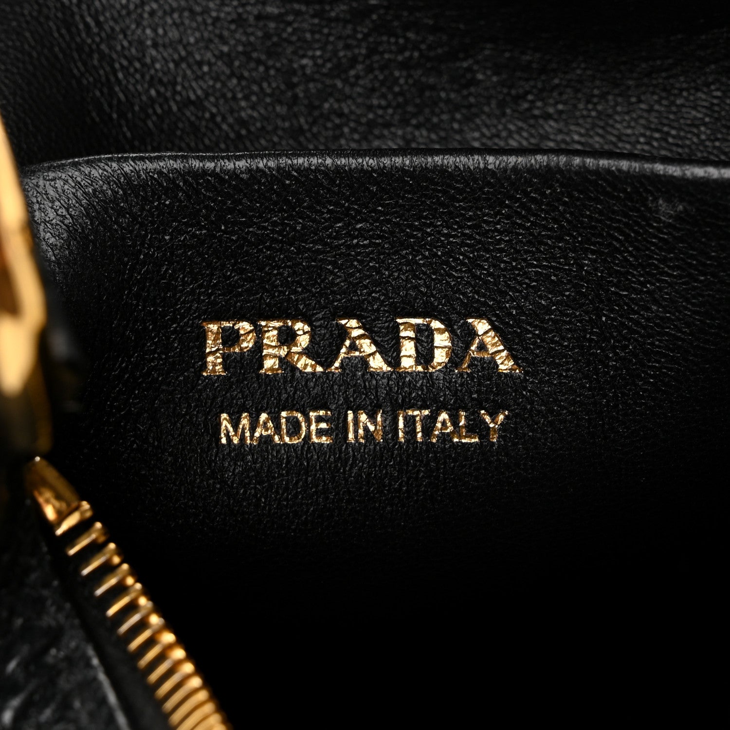 Prada Vitello Daino Soft Zippered Hobo Shoulder Bag Black 6 of 11