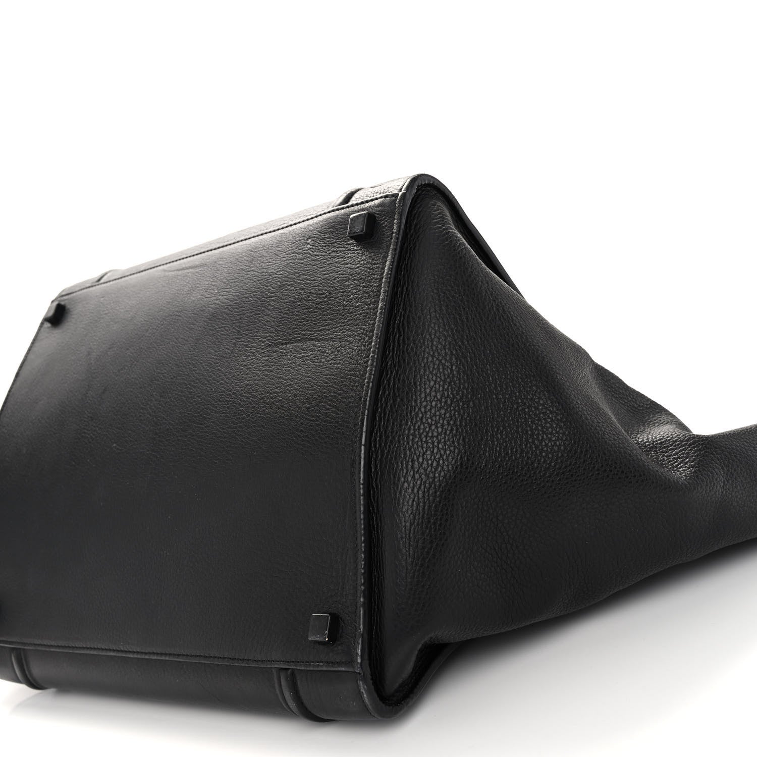Celine Supple Calfskin Medium Phantom Luggage Black 10 of 11