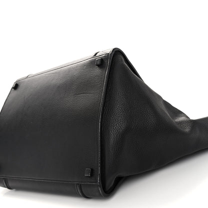 Celine Supple Calfskin Medium Phantom Luggage Black 10 of 11