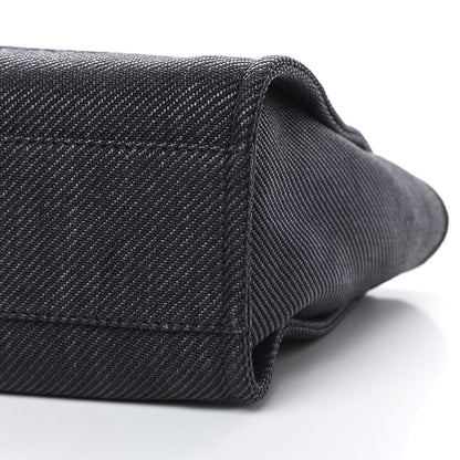 Chanel Mixed Fibers Calfskin Small Deauville Tote Black 10 of 12