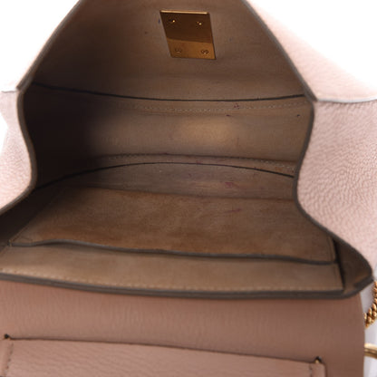 Chloe Grained Lambskin Drew Shoulder Bag Cement Pink 5 of 11