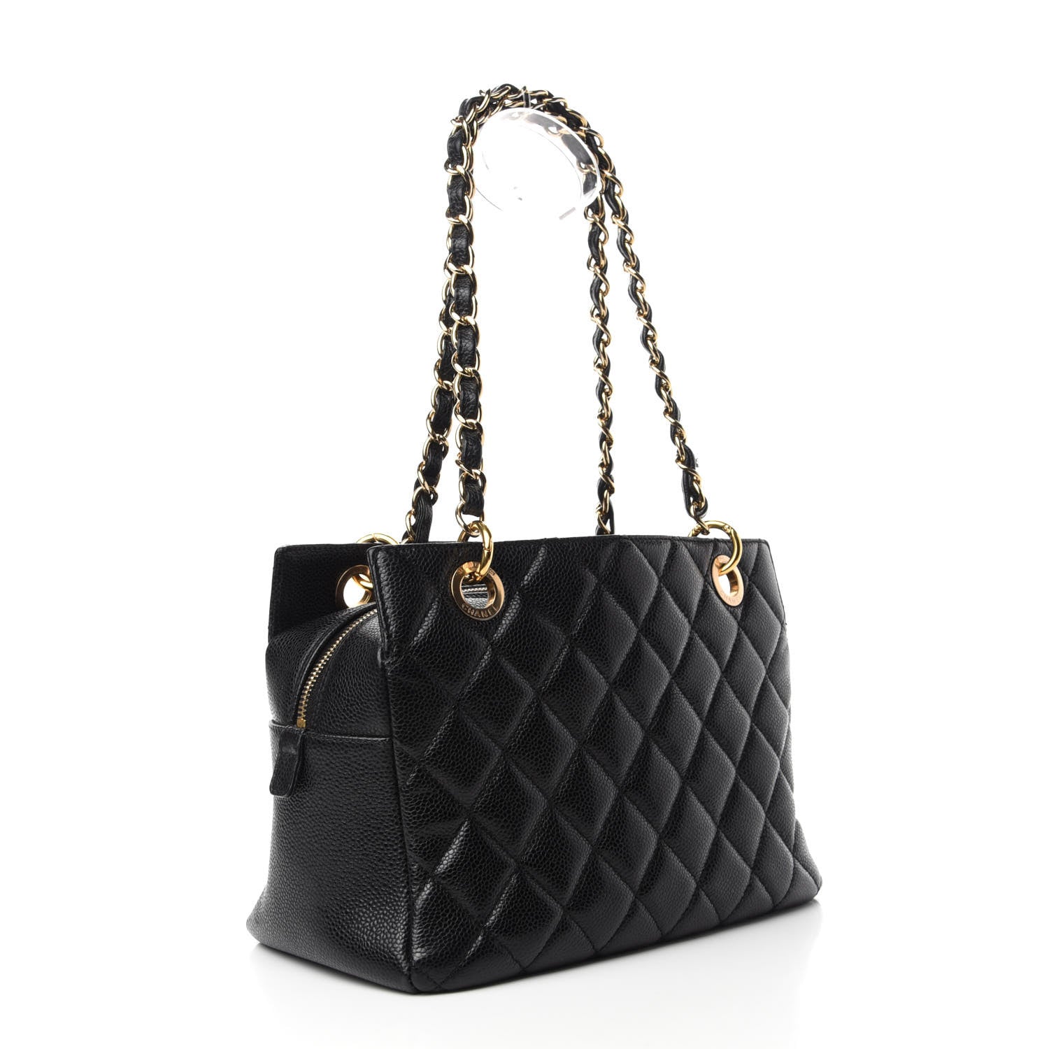 Chanel Caviar Quilted Petit Timeless Tote PTT Black 3 of 10