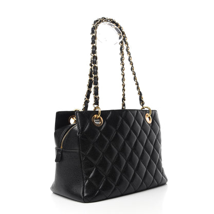 Chanel Caviar Quilted Petit Timeless Tote PTT Black 3 of 10