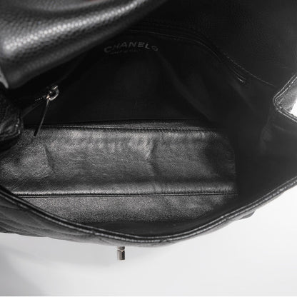 Chanel Caviar Quilted Medium Kelly Flap Bag Black 5 of 8