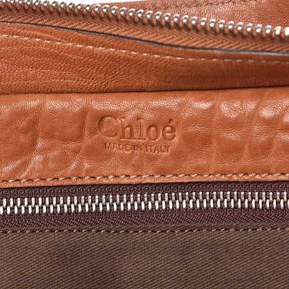 Chloe Goatskin Elvire Tote Brown 8 of 15