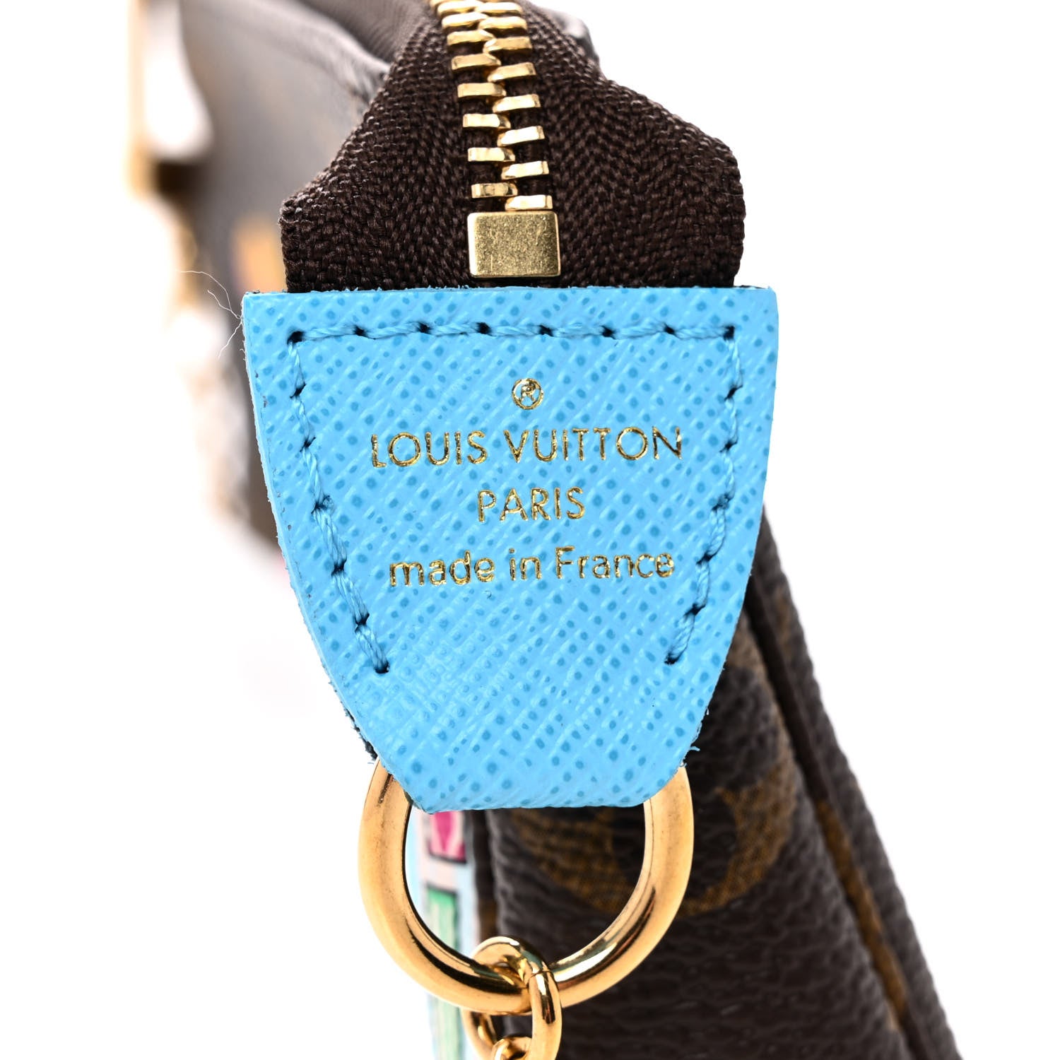 Louis Vuitton Monogram 2022 Christmas Animation Tokyo Mini Pochette Accessories Blue 6 of 8