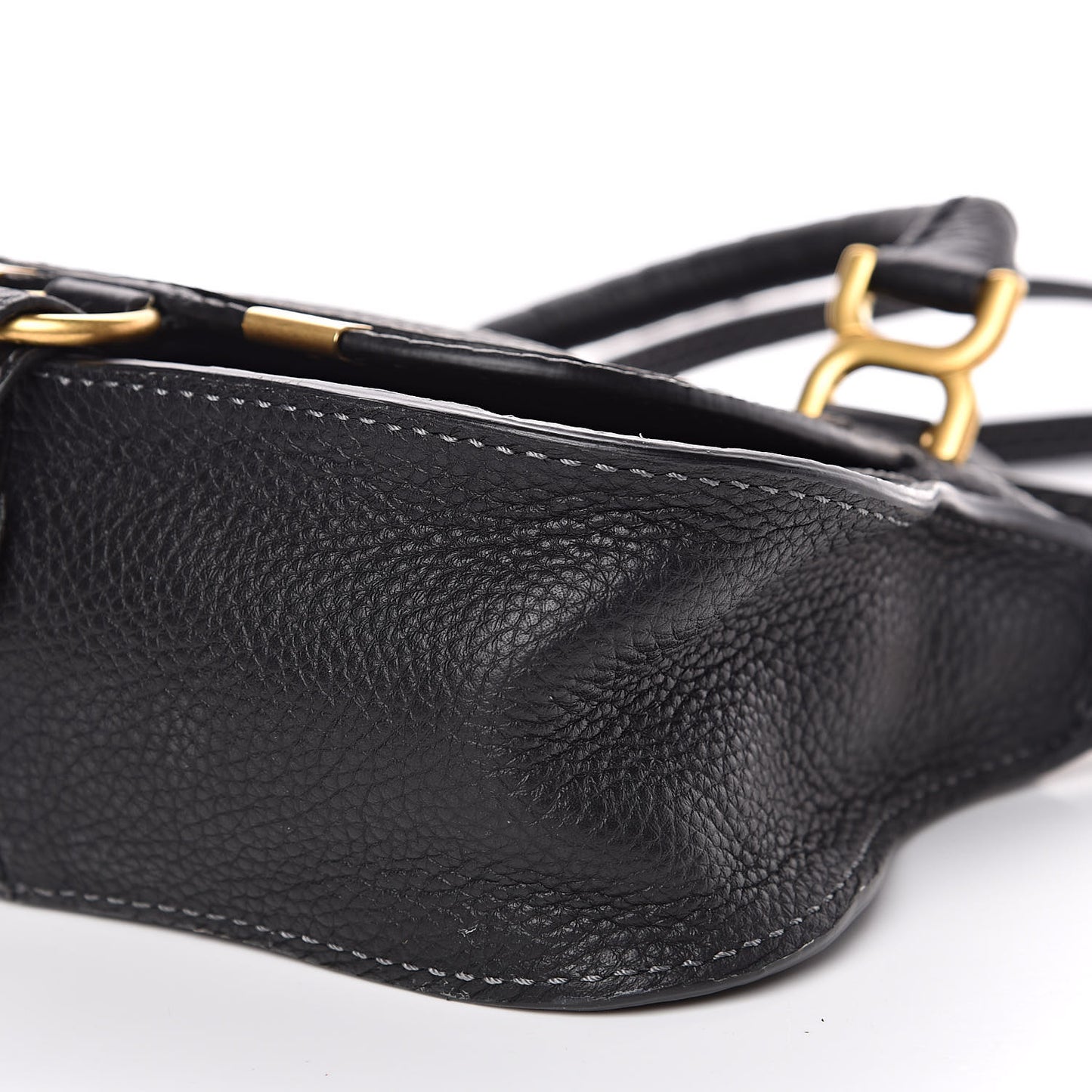 Calfskin Mini Marcie Satchel Black