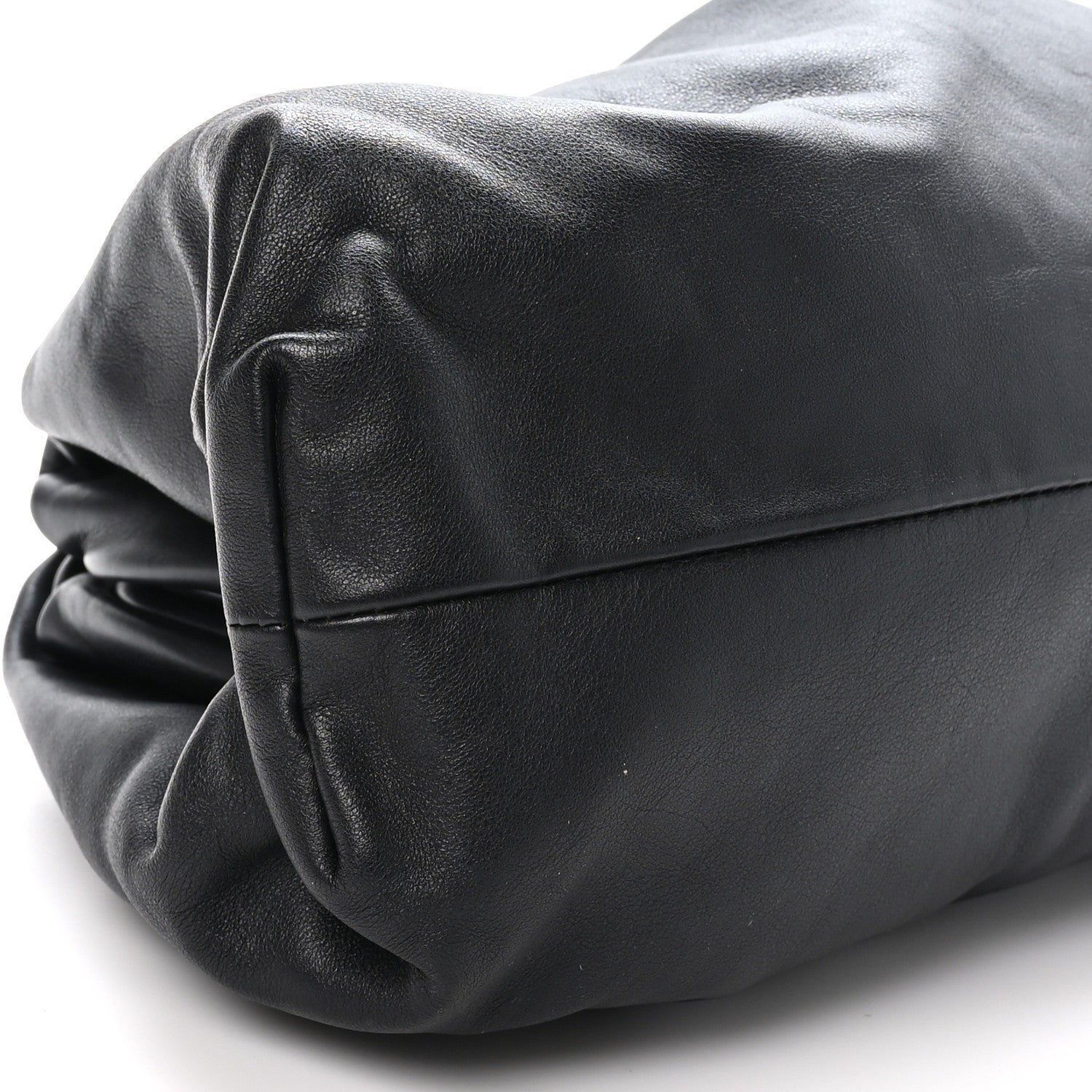 Bottega Veneta Smooth Butter Calf The Pouch Oversized Clutch Black 9 of 10