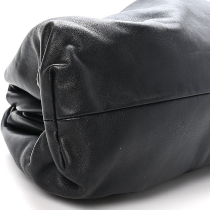 Bottega Veneta Smooth Butter Calf The Pouch Oversized Clutch Black 9 of 10