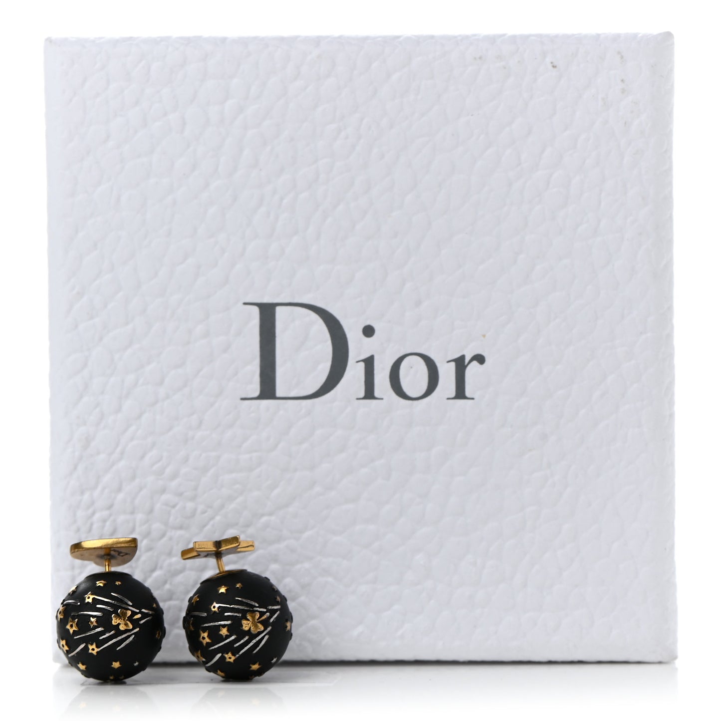 Metal Star Heart Mise En Dior Tribal Earrings Black Gold