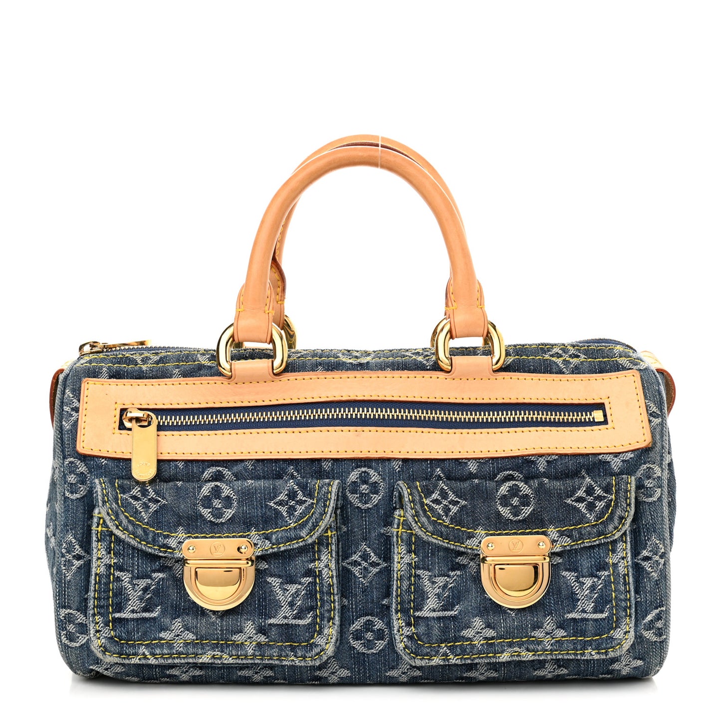 Monogram Denim Neo Speedy Blue
