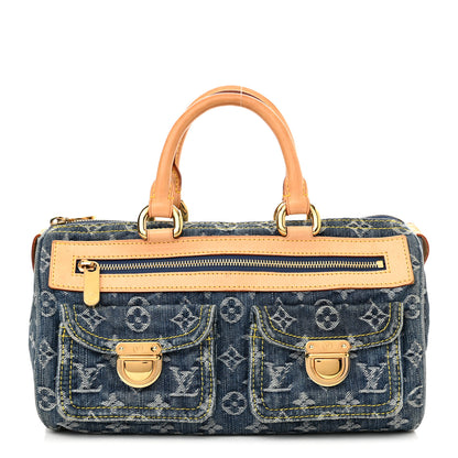 Louis Vuitton Monogram Denim Neo Speedy Blue 1 of 10