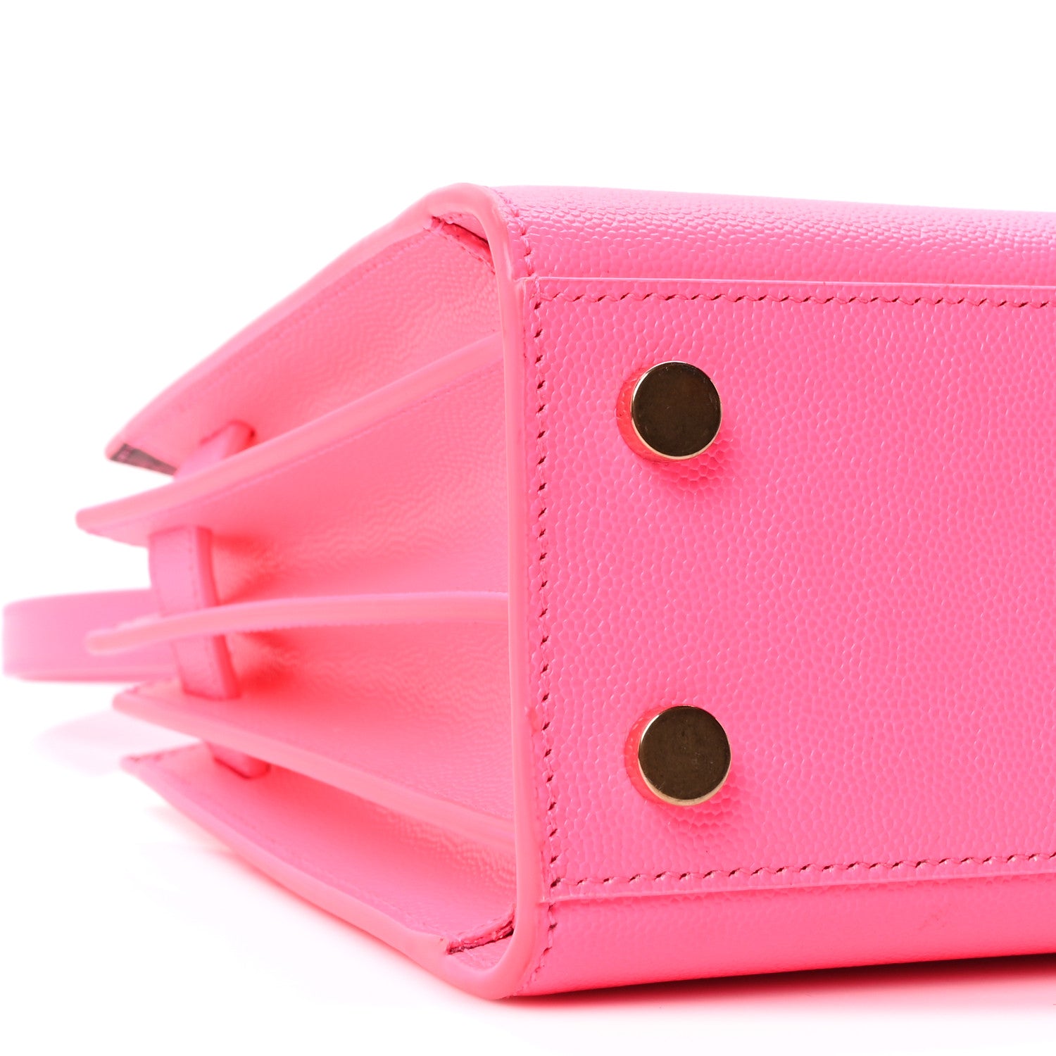 Saint Laurent Grained Calfskin Nano Sac De Jour Fluo Pink 9 of 10