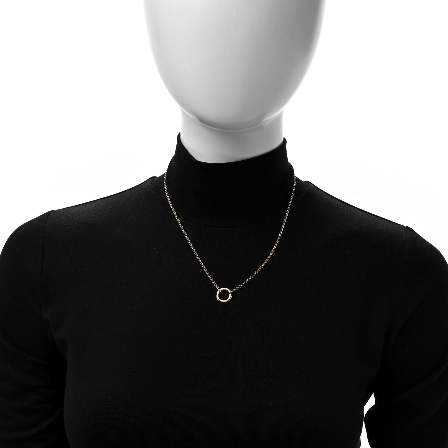 18K Yellow Gold Small Belcher Chain Chubby Annex Link Necklace