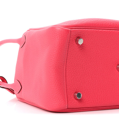 Hermes Taurillon Clemence Lindy 26 Rose Extreme 9 of 10