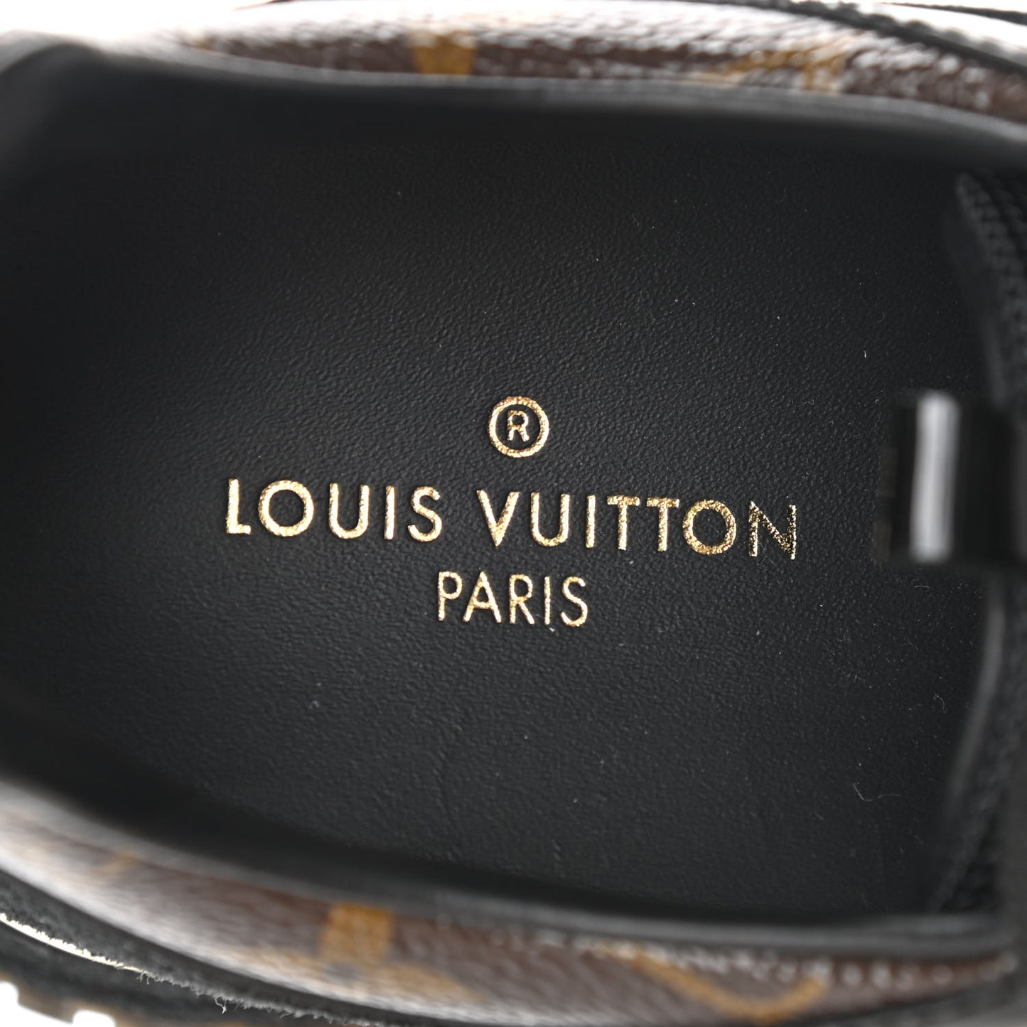 Suede Monogram Run Away Sneakers 37.5 Black