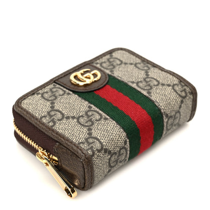 Gucci GG Supreme Monogram Web Ophidia Playing Card Case Beige New Acero 5 of 10