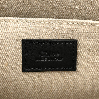 Chloe Calfskin Large Woody Tote Black 6 of 9