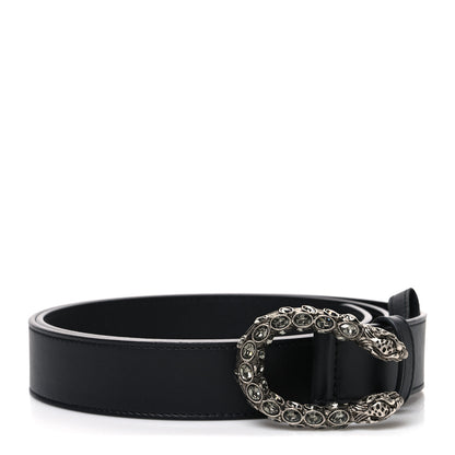 Gucci Moon Calfskin Crystal Dionysus 30mm Belt 90 36 Black Black Diamond 1 of 5