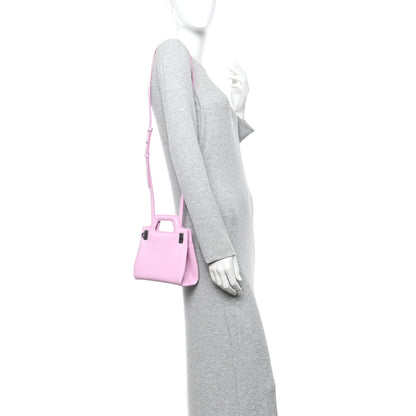 Salvatore Ferragamo Brushed Calfskin Mini Wanda Top Handle Bag Bubble Gum 2 of 8