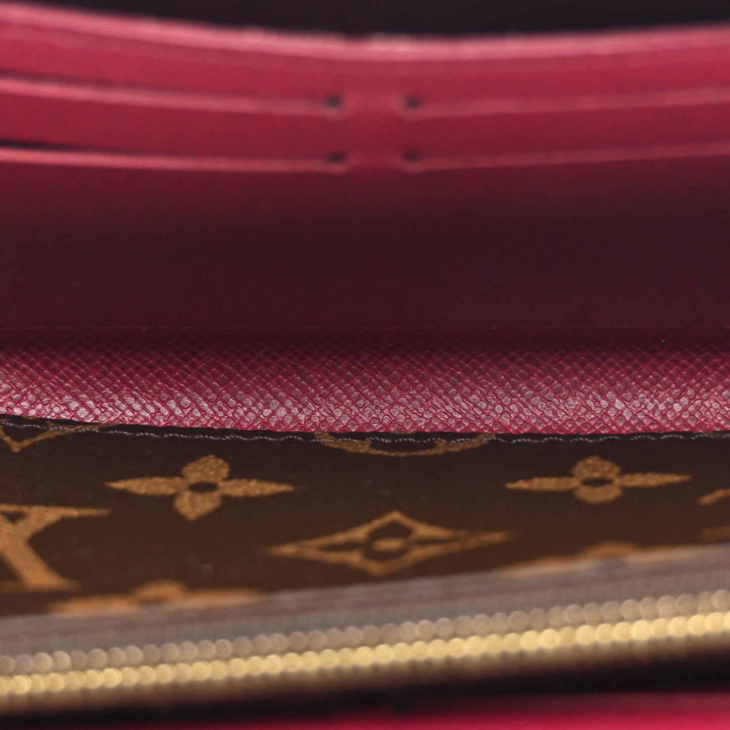 Monogram Clemence Wallet Fuchsia