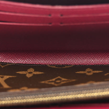 Louis Vuitton Monogram Clemence Wallet Fuchsia 5 of 11